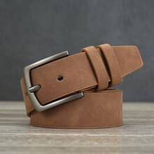 1 chiếc thắt lưng da PU mờ, đa năng, phù hợp cho cả công sở và thường ngày. - Nhiều màu - Xem 8