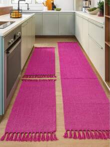 Kitchen Mat Set 3 Pieces: Runner + 2 Mats - Rusty Rose - View 3