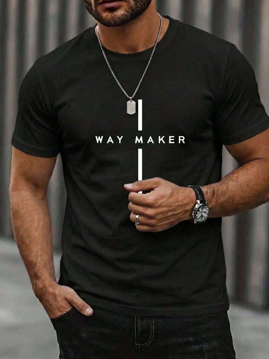 100% algodón puro, transpirable y agradable para la piel. Diseño clásico de cuello redondo, corte ajustado y adecuado para todo tipo de cuerpos. Estampado de moda con estilo minimalista y de alta calidad. Diseño unisex perfecto para conjuntos de pareja, ideal para el transporte diario, citas, ocio y ropa urbana - versátil y atemporal. - Negro - Ver 1