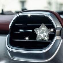 1/3 chiếc kẹp trang trí cửa gió điều hòa ô tô, thiết kế lấp lánh và lượn sóng sáng tạo, tạo không gian sang trọng, kẹp chắc chắn, phụ kiện nội thất ô tô đa năng. - Kẹp trang trí lỗ thông gió hình ngôi sao cát lún - Xem 14