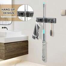 Self Wringing Mop - Easy Squeeze Twist Mop With 52.5 Inch Long Handle, Heavy Duty For Hardwood, Tile, Vinyl & Laminate Floors (Gray) - 灰白 - 查看 5