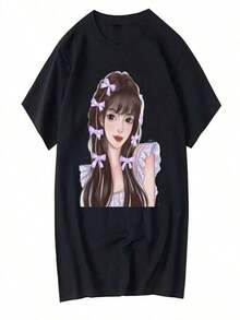 Women T-Shirts - Black - View 1
