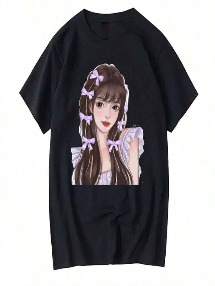 Women T-Shirts - Black - View 1