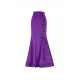 Purple Fishtail Skirt