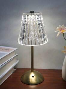 現代 LED 水晶檯燈－觸控控制、3 種色溫可調、可充電電池－適用於臥室、床頭櫃、客廳、餐桌和飯店 - 水晶燈 - 查看 11
