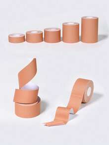 1 Roll Seamless Elastic Bust Tape, Breast Enhancing And Shaping, Invisible Adhesive Sports Wrap - Color - View 5