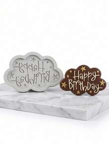 1pc Cloud Shaped Silicone Mold, Chocolate Mold, Suitable For Birthday Cake, Cupcake Decoration, Candy, Pudding - 彩色 - 查看 8
