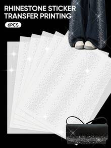 12pcs Rhinestone Hot-Press Stickers, Suitable For DIY Clothing, Jeans, Jackets Decoration - SG-121 - View 11