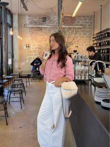 Women's New Knit Top, Elegant For Summer Vacation - Pink - View 7