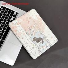 1pc Sakura & Cat Pattern Tablet Protective Case, Compatible With Ipad 10th Generation 10.9 Inch 2022/Air 13(M3 2025)/Air 11(M3 2025), Also Compatible With Honor Tablets - Multicolor - View 5