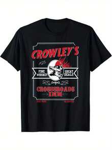 Retro Crossroads Dive Bar T-Shirtvacation Outfits Women JA7A - 黑色 - 查看 6