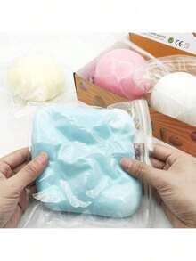 10cm Large Fluid Cheese Ball, Stress Relief Fluid Ball, Jumbo Slow Rebound Stress Relief Toy, Large Fluid Stress Relief Toy, Mud Feeling Mochi Squeeze Toy, Surprise, Birthday,,, Toy - Người khổng lồ xanh - Xem 7