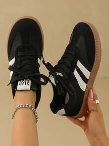 Sneakers For Women Fashion Tennis Shoes Casual Athletic Solid Color Low Top Lace Up Plain Toe Fabric Inner PVC Sole For Outdoor Walking Office Travel Spring Fall\Sandalias De Mujer Elegante Tenis Tenis Para Mujer Sandalias Elegantes De Mujer Zapatos De Mujer Tacones De Mujer Elegantes Zapatos Elegantes De Mujer Zapatillas Para Mujer Zapatos De Mujer Tacones Zapatillas Elegantes De Mujer Flip Flops Platform Heels For Women Wedge Heels For Women Jelly Sandals Women Botas Vaqueras Para Mujeres Platform Heels Jelly Sandals Jelly Sandals Birkenstocks Mother Giftsz Black Sandals Sandalias De Mujer Zapatos De Mujer Black Heels White Sandals White Sandals Boots Heels Sandals For Women Sandals Shoes - Đen 999 - Xem 1
