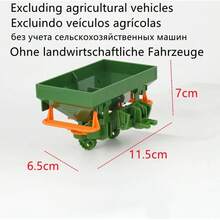 Tractor teledirigido RC camión de granja coche remolque 2,4G simulador de agricultura camión vehículo de granja en miniatura juguetes modelo niños niño - Esparcidor de estiércol - Ver 13