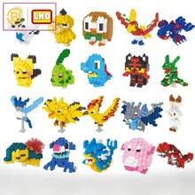 Bloques de Construcción DIY de , Pequeños Bloques de Construcción de Dibujos Animados, , Charizard, Eevee, Mewtwo, Anime, Muñecos de Acción para Armar, Juguetes - 085 - Ver 1