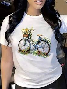Women T-Shirts - White - View 8