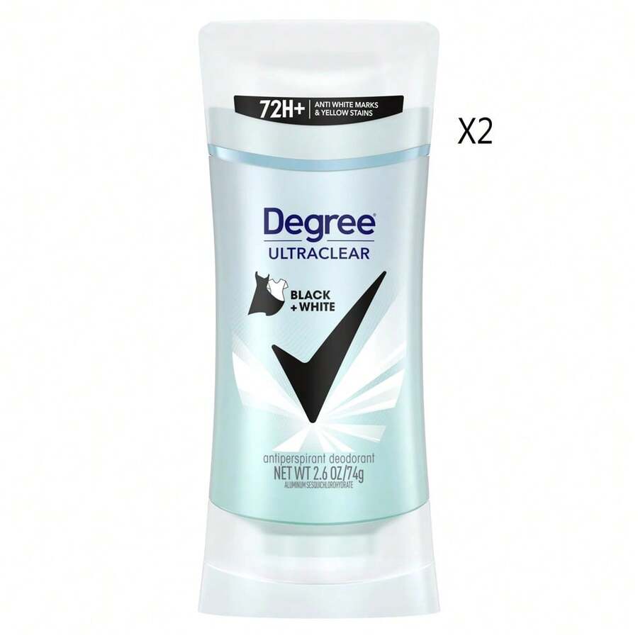 Degree Ultraclear Black + White 72 Hour Deodorant 2.6oz / 74g 2 Packs - N/A - View 1