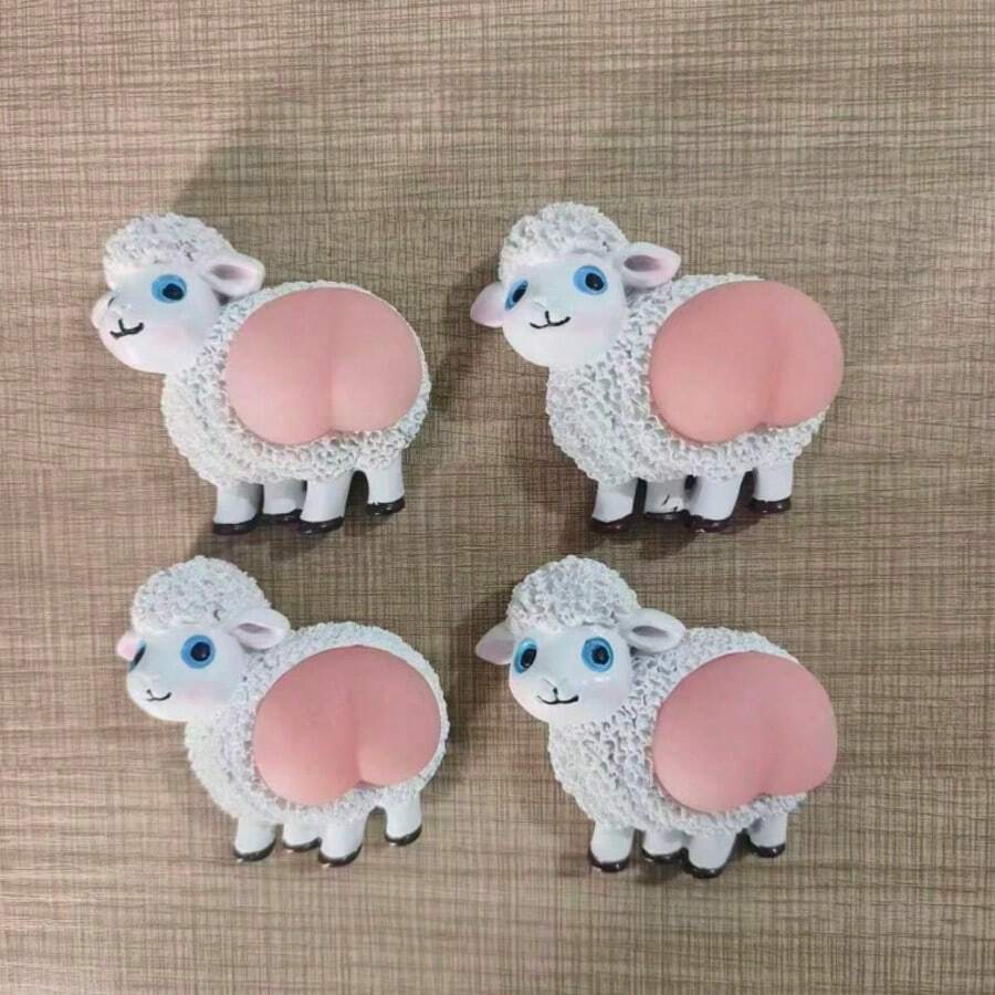 1個 Ins 風格可愛動物屁屁捏捏樂壓力舒緩玩具，3D 兔子、豬、熊、羊等多款可選，TPR 親膚軟橡膠材質，觸感柔軟光滑，可擠壓、揉搓、按壓，沉浸式感官揉捏，舒緩日常焦慮與壓力