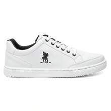 Men's Polo Plus Casual Style Sneakers - Comfortable - White - View 6