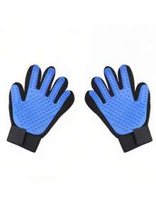 1 Pair Pet Grooming Gloves - Cat Dog Bathing Gloves - Silicone Material, Durable - Pet Bathing And Massage - Cat Dog Bathing And Gloves - View 8