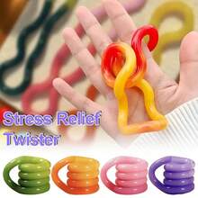 Tangle Twist Joy New Product Focus Training Stress Relief Toy Series ADHD Concentration Training Small Toy Plastic Material - A - 查看 1