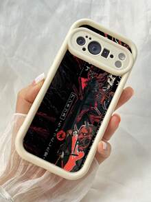 NR70 ダークサムライ神話スケルトンオギー,対応するPixel 10 9 8 Pro 9A 8A ケース、対応するiPhone17 16 15 14 13 12 11 Pro Max 7 8 16 15 14 Plus 16e 17e 17 Air ケース、フルカメラ保護ソフト TPU ケース、キャンディカラーエンジェルアイラダーマットシリコン肌に優しいタッチフォンケースカバー（女性＆女の子向け） - ホワイト - チェックする 5