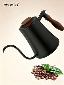choxila 1pc Stainless Steel Gooseneck Hand Drip Coffee Pot, Suitable For Home, Cafe, Office, Essential For Back To School Season - Coffee Maker - View 12