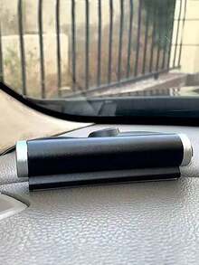1个黑色汽车临时停车许可证，隐藏式拖车电话号码金属车牌，通用汽车配件，带雕刻印刷 - A - 查看 4