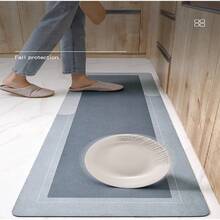 1pc Silicone Kitchen Mat, Pixel Geometric Pattern, Anti-Fatigue, Soft & Comfortable, Anti-Slip & Anti-Fall, Quick Drying, Durable, Suitable For Kitchen, Dining Room, Entrance, Laundry Room, Hallway, Bathroom, Study Room, Etc. - Multicolor - View 11