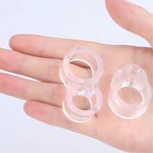 4/8/12 pièces Butoirs de porte en silicone transparent, Protecteurs de poignée de porte, Protège-mur de bouton, Convient pour les portes de chambre à coucher et de salle de bain, Décoration de maison, Décoration de chambre, Anti-collision insonorisante pour la pépinière - Transparent - Voir 6