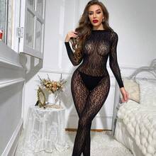 Vestido ajustado leopardo transparente, body sensual de tirantes - Estampado de leopardo 06315 - Ver 3