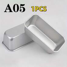 1/3pcs Non-Stick Aluminum Alloy Bread Baking Pan, Rectangular Toast Cake Mold, Oven And Dishwasher , Heat-Conductive Leak-Proof Baking Tool, Durable Kitchen Baking Supplies, Suitable For Pound Cake, Brownies, Desserts, Holiday Parties And Daily Home Baking - Multicolor - View 12