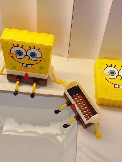 SpongeBob SquarePants 1 chiếc giá phơi dao nĩa hình hoạt hình, giá đựng quần áo, quà tặng trang trí nhà bếp