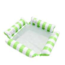 1 chiếc phao bơi bơm hơi, thiết kế tối giản 4 ống, họa tiết sọc, chất liệu PVC, thích hợp cho nước, hồ bơi, bãi biển, tiệc theo chủ đề, phao nổi trên nước, ghế nghỉ trên nước, vật nổi bơm hơi, cần mua riêng bơm hơi. - Giường nổi bốn ống - Xem 17