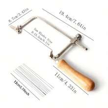 Kit de sierra profesional de 13 en 1 para joyería, sierra de mano mini para hacer joyería y trabajar la madera, sierra de marco ajustable con 12 hojas, sierra de alambre, sierra manual de artesanía para joyería, sierra de modelo de metal con función de inglete, sin necesidad de electricidad - A - Ver 6