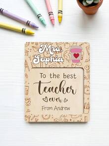 1 hộp đựng giấy ghi chú bằng gỗ tùy chỉnh, in chữ theo yêu cầu, quà tặng giáo viên cá nhân hóa, quà tri ân giáo viên, quà cuối năm, quà tặng tên giáo viên cá nhân hóa, quà tri ân giáo viên, quà tựu trường. - Nhiều màu - Xem 8