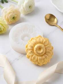 1 khuôn silicon hình hoa, khuôn silicon làm sô cô la, thích hợp để trang trí bánh ngọt và bánh cupcake, kẹo và pudding. - Nhiều màu - Xem 6