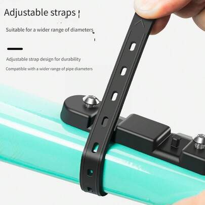 1 đế giữ bình nước bằng hợp kim nhôm - Lắp đặt không cần dụng cụ, phù hợp cho xe đạp leo núi/xe đạp đường trường và xe đạp thông thường. | Giá đỡ bình nước màu đen bền chắc với kẹp an toàn, dễ lắp đặt, phù hợp cho các hoạt động thể thao ngoài trời và phụ kiện, giá đỡ bình nước, cấu trúc chắc chắn, phụ kiện xe đạp, giá đỡ bình nước.