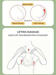 30pcs/Pack Disposable Breast Lift Tape, Made Of Non-Woven Fabric, Suitable For Plus Size Women, Sexy Anti-Flashing, Covering Tape, Can Lift And Gather The Bust - A - View 7