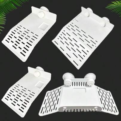 Bệ phơi nắng, thảm nghỉ ngơi cho rùa, cầu thang leo cho động vật lưỡng cư và bò sát, đảo sinh thái dành cho rùa.