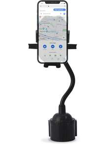 Soporte para Celular Automovil Portavasos Expandible Giratorio 360 Base Porta Celular para Auto Carro para Portavasos de Coche Flexible Ajustable y Universal para Celulares (K610A) - 1 - Ver 1