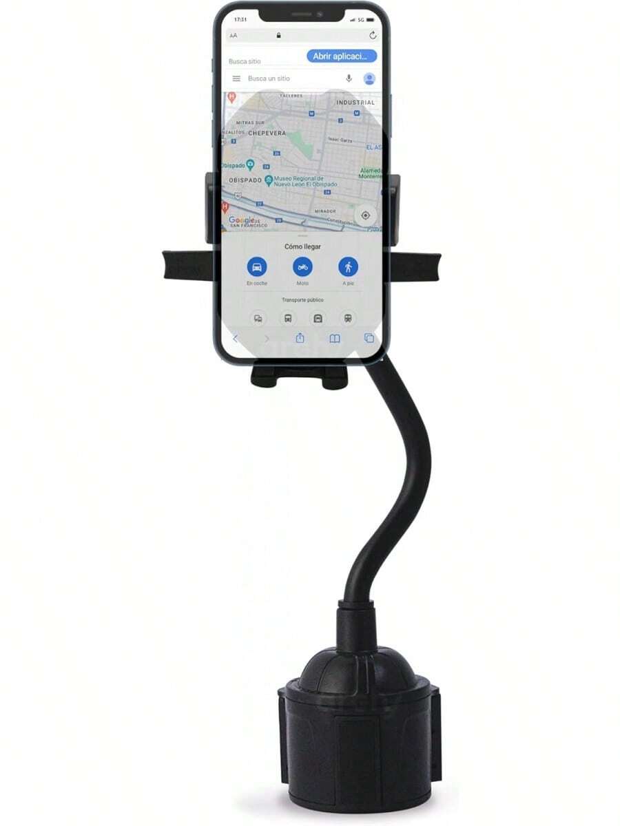 Soporte para Celular Automovil Portavasos Expandible Giratorio 360 Base Porta Celular para Auto Carro para Portavasos de Coche Flexible Ajustable y Universal para Celulares (K610A) - 1 - Ver 1