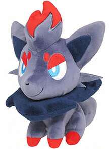 PP97 PokemonAll Star Collection Peluche Growlithe de 7 Pulgadas - Negro, Rojo - Ver 8