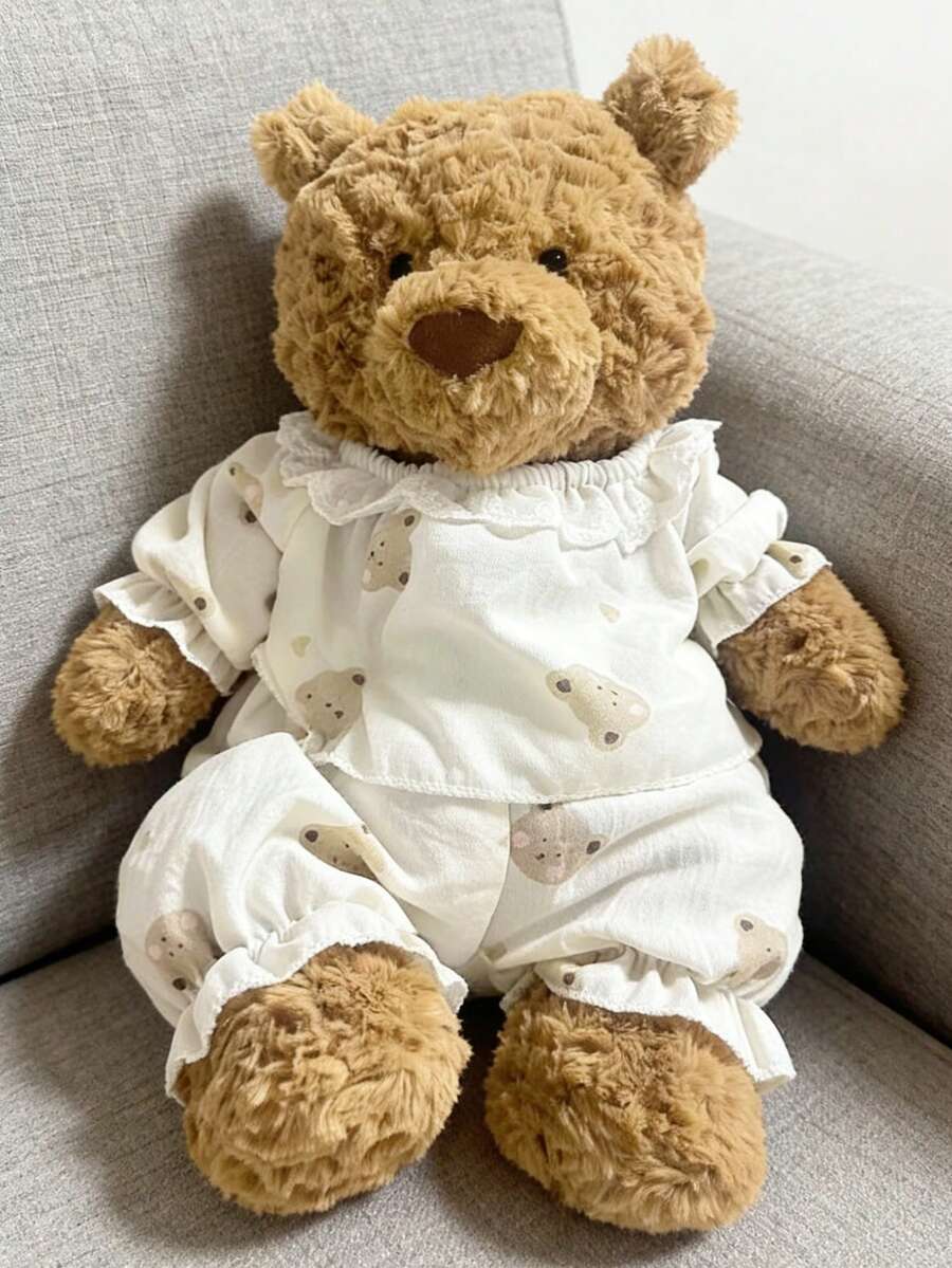 36厘米/40厘米巴塞罗那熊毛绒娃娃服装套装,服装套装,泰迪熊娃娃衣服,毛绒玩具服装,派对礼物,生日礼物(不含娃娃) - 彩色 - 查看 1