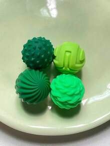 Set de 3 piezas de juguetes antiestrés, incluye piedras sensoriales táctiles, bolas magnéticas (estilo aleatorio) y juguete retorcido de cristal. Fabricado en material ABS, juguetes antiestrés portátiles y multifuncionales, juguetes de viaje, adecuados como regalos para Pascua, San Valentín y cumpleaños - Multicolor - Ver 21