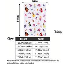 Disney Princesses, Flowers And Magic Elements Fresh All-Over Print Throw Blanket, Lightweight And Soft Plush Blanket For Rest And Warmth, Suitable For Couch, Bed, Living Room, Bedroom, Office, Travel, All Seasons - Colour 1 - View 4