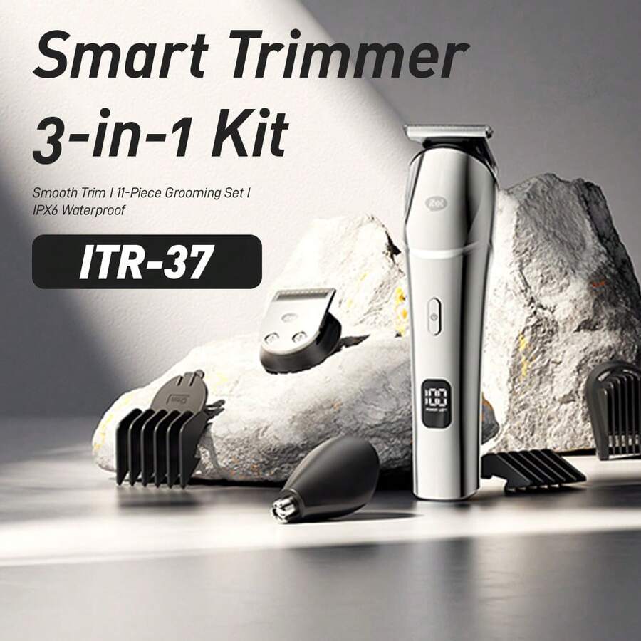 Itel ITR-37 7500RPM High-Torque Trimmer - Powers Through Thick Beard & Dense Hair With No Pulling, No Jamming, Just Clean Cuts - View 1