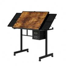 Home Office Desks - Brown - View 7