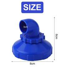 Pool Jet Nozzle, 360°Swivel Rotatable Pool Return Jet Fitting Swimming Pool Spa Return Jet Replacement Parts For Intex, Water Return Outlet Nozzle, Pool & Spa Replacement Parts - A - View 5