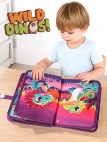 1 pieza Libro de tacto y sensación para bebés, libro táctil de animales para bebés, libro de educación temprana y entrenamiento sensorial para niños pequeños de 0+, con texturas de peluche realistas para estimulación táctil, material de tela resistente a rasgaduras y esquinas redondeadas, libro ilustrado de educación temprana para lectura entre padres e hijos, libro de tela sensorial, libro de tela para bebés niños y niñas, regalo para festividades infantiles - Multicolor - Ver 9